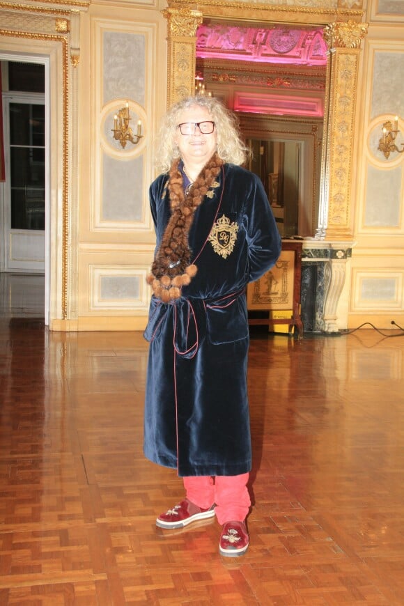 Exclusif - Pierre-Jean Chalençon - Dîner privé chez lui au palais Vivienne à Paris, France, le 28 janvier 2019. © Philippe Baldini/Bestimage
