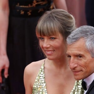 Mélanie Page et son mari Nagui - Montée des marches du film "Les plus belles années d'une vie" lors du 72ème Festival International du Film de Cannes. Le 18 mai 2019 © Jacovides-Moreau / Bestimage