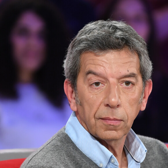 Exclusif - Michel Cymes - Enregistrement de l'émission "Vivement Dimanche prochain" au studio Gabriel à Paris, présentée par M.Drucker et diffusée le 21 avril 2019 sur France 2. Le 10 avril 2019 © Guillaume Gaffiot / Bestimage