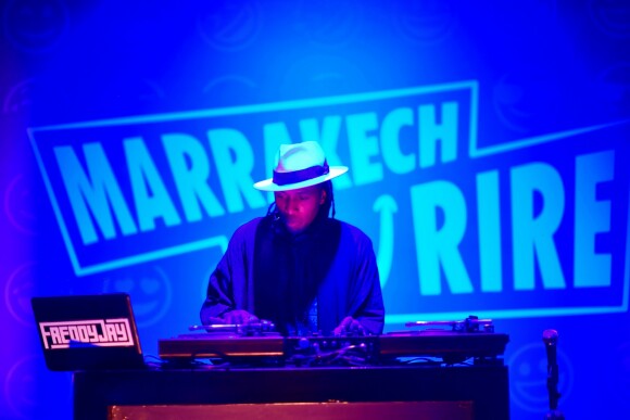 Exclusif - DJ Freddy Jay anime la fête de clôture du 9ème festival "Marrakech du Rire 2018" au Palais Bahia de Marrakech au Maroc le 15 juin 2019. © Rachid Bellak/Bestimage