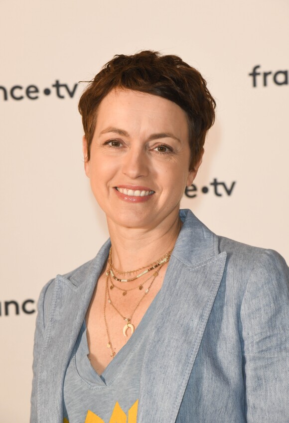 Sophie Jovillard au photocall de la conférence de presse de France 2 au théâtre Marigny à Paris le 18 juin 2019 © Coadic Guirec / Bestimage