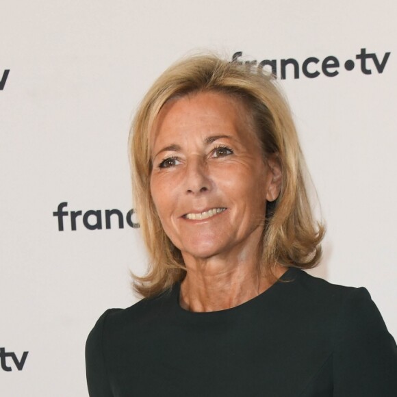 Claire Chazal au photocall de la conférence de presse de France 2 au théâtre Marigny à Paris le 18 juin 2019 © Coadic Guirec / Bestimage