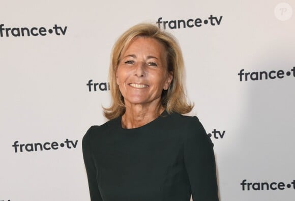 Claire Chazal au photocall de la conférence de presse de France 2 au théâtre Marigny à Paris le 18 juin 2019 © Coadic Guirec / Bestimage
