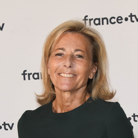 Claire Chazal au photocall de la conférence de presse de France 2 au théâtre Marigny à Paris le 18 juin 2019 © Coadic Guirec / Bestimage