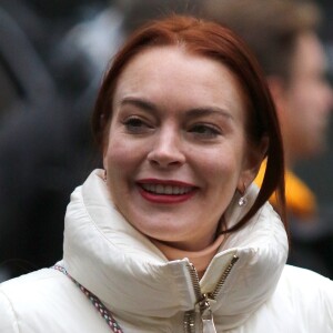 Lindsay Lohan fait une sortie shopping avec des amis à New York le 20 décembre 2018.