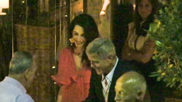 George et Amal Clooney s'offrent une soirée romantique en Italie