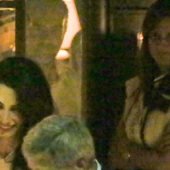 George Clooney et sa femme Amal vont dîner au restaurant "Gatto Nero" à Cernobbio (Italie), le 20 juin 2019.