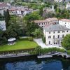 Le couple Clooney reçoit les Obama dans sa villa en Italie - Vue aérienne de la Villa d'Oleandra, appartenant à l'acteur américain George Clooney à Laglio sur le Lac de Côme, Italie, le 2 avril 2017.