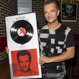 David Hallyday reçoit son disque de platine à la Seine Musicale sur l'île Seguin à Boulogne-Billancourt, le 25 juin 2019. © Pierre Perusseau/Bestimage