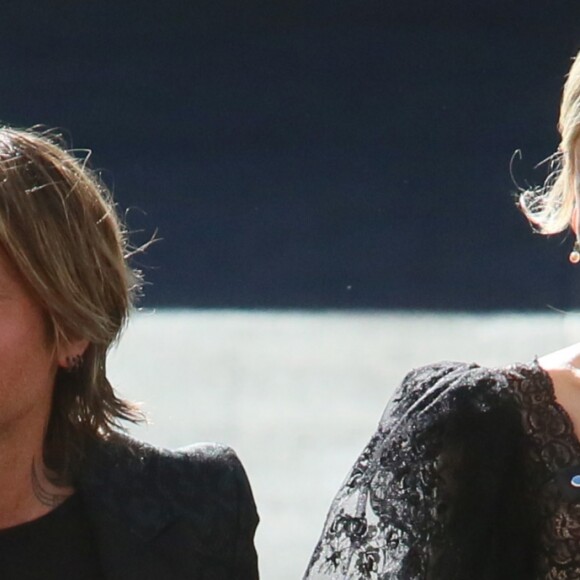 Nicole Kidman et son mari Keith Urban arrivent à la 54ème cérémonie des Academy of Country Music Awards à Las Vegas, Nevada, Etats-Unis, le 7 avril 2019.