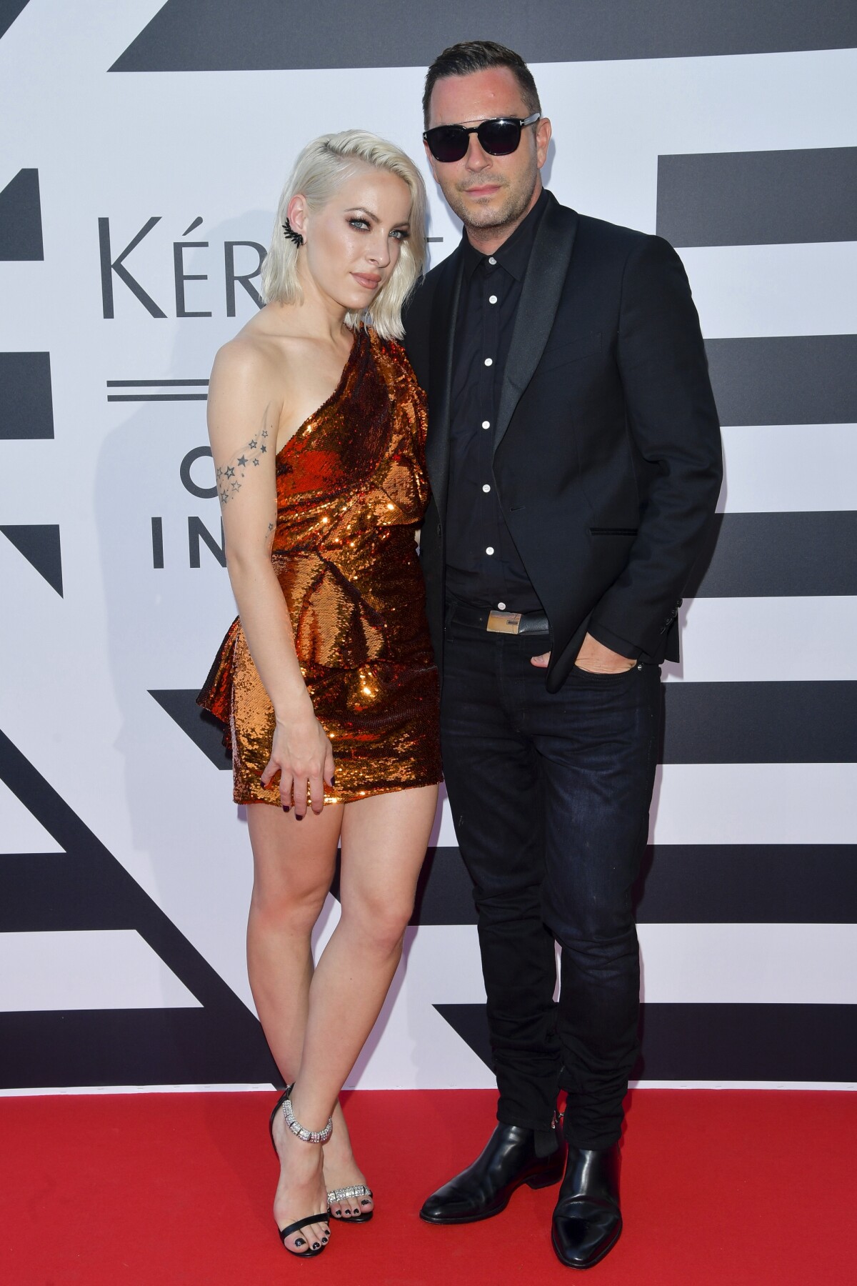 Photo MarieMai et David D'amours Soirée Kerastase au port Debilly