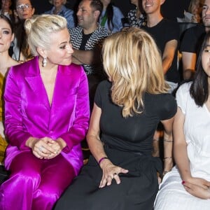 Coco Rocha, Pixie Lott, Meg Ryan et sa fille Daisy True Ryan - People au défilé Schiaparelli haute couture Automne-Hiver 2019/2020 à Paris le 1er juillet 2019. © Olivier Borde/Bestimage