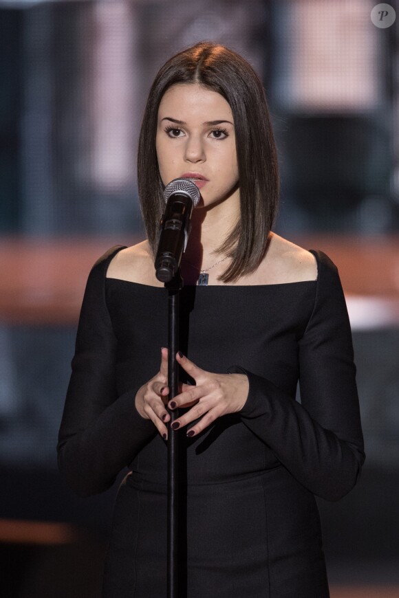 Exclusif -Marina Kaye - Enregistrement de l'émission "Michel Berger, 25 ans déjà - L'hommage symphonique" à la Seine Musicale à Boulogne-Billancourt. L'émission sera diffusée le 29 juillet en prime time sur TF1. Le 6 juin 2017 © Cyril Moreau-Veeren Ramsamy / Bestimage