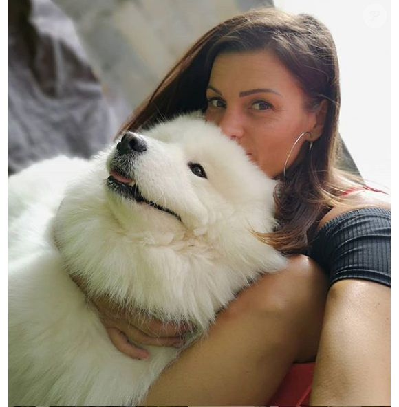 Jessica de "Koh-Lanta 2015" et son chien - photo Instagram, le 23 juin 2019