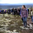 La princesse Sofia de Suède accompagnait la princesse héritière Victoria de Suède le 12 juin 2019 lors d'une excursion dans le parc national de Fulufjället, dans le cadre de son programme de promotion des atouts naturels de la Suède.