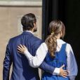 Le prince Carl Philip et la princesse Sofia de Suède au palais royal pour l'inauguration matinale de la célébration de la Fête nationale à Stockholm le 6 juin 2019.