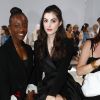 Assa Sylla et Claire Chust assistent au défilé de mode Haute-Couture automne-hiver 2019/2020 "Georges Chakra" au Palais de Tokyo à Paris. Le 1er juillet 2019