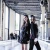 Claire Chust et Assa Sylla assistent au défilé de mode Haute-Couture automne-hiver 2019/2020 "Georges Chakra" au Palais de Tokyo à Paris. Le 1er juillet 2019