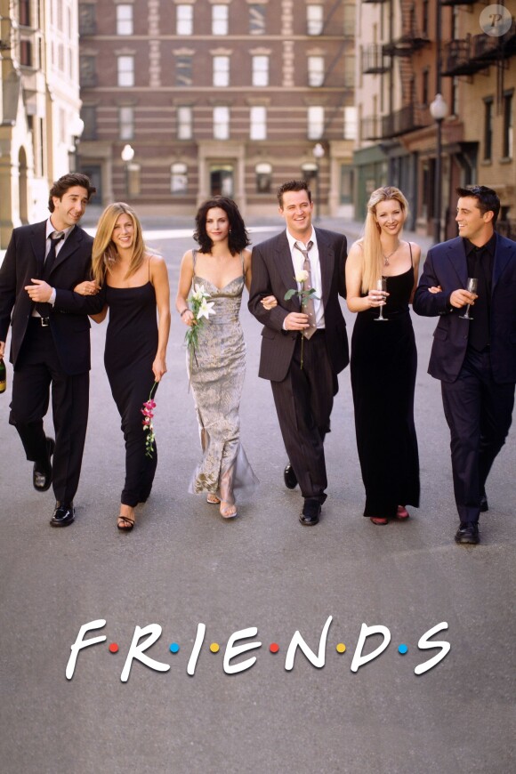 Jennifer Aniston, Courteney Cox, Lisa Kudrow, Matt Le Blanc, Matthew Perry et David Schwimmer, les stars de "Friends".