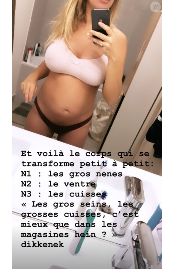 Cindy, candidate de "Koh-Lanta, la guerre des chefs" (TF1), a annoncé sa grossesse le 26 mai 2019. La future maman dévoile dans la foulée son corps de future maman.