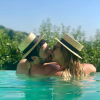 Cindy de "Koh-Lanta 2019" et son compagnon complices à la piscine, Instagram, le 29 juin 2019