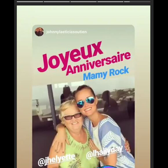 Elyette Boudou, la grand-mère de Laeticia Hallyday, fête ses 84 ans le 5 juillet 2019.