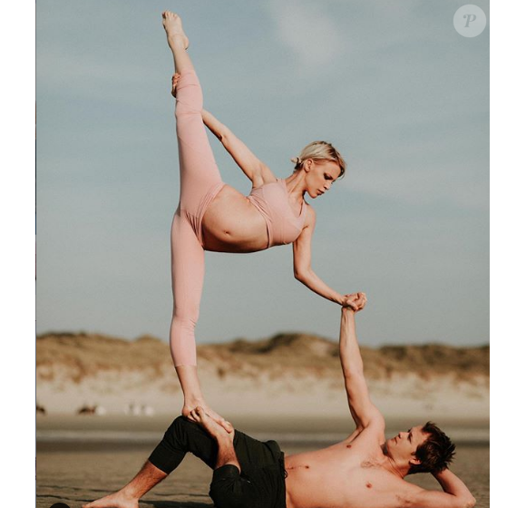 Aria de la "Star Academy" enceinte et son mari Gus - photo Instagram du 8 juin 2019