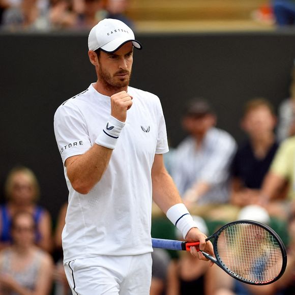 Serena Williams et Andy Murray lors de leur match contre Raquel Kops-Jones et Fabrice Martin à Wimbledon le 9 juillet 2019.