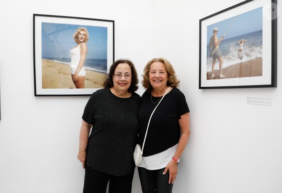 Exclusif - Edie et Meta Shaw filles de Sam Shaw - Vernissage de l'exposition photo "Divine Marilyn" à la Galerie Joseph à Paris le 10 juillet 2019. A partir du mardi 9 juillet et jusqu'au 22 septembre, la galerie Joseph, à Paris, réussit avec l'exposition " Divine Marilyn ", le tour de force de réunir les clichés de quatre grands noms de la photographie américaine ayant immortalisé Marilyn Monroe. © Marc Ausset-Lacroix/Bestimage