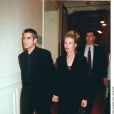  George Clooney et Celine Balitran à Paris le 24 juin 1997. 