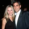 George Clooney et Celine Balitran à Los Angeles le 24 septembre 1997.