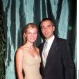  George Clooney et Celine Balitran à Deauville le 10 septembre 1998. 