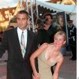 George Clooney et Celine Balitran à Deauville (1998).