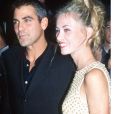  George Clooney et Celine Balitran à New York (1999). 