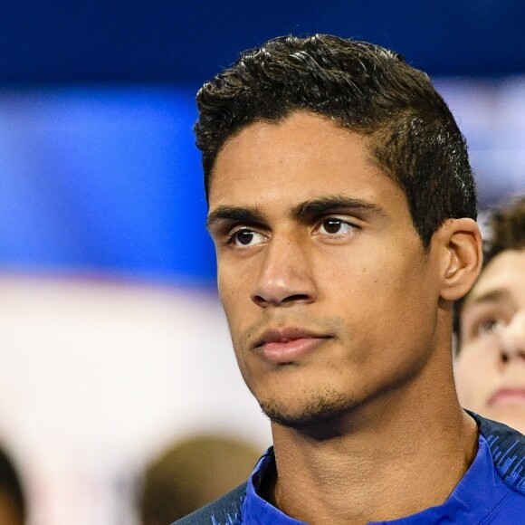 Raphaël Varane lors du match de ligue des nations opposant la France à l'Allemagne au stade de France à Saint-Denis, Seine Saint-Denis, France, le 16 octobre 2018. La France a gagné 2-1. © Pierre Perusseau/Bestimage