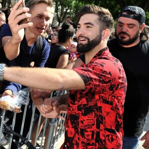 Exclusif - Kendji Girac lors de l'enregistrement de l'émission "La Chanson de l'Année 2019" aux Arènes de Nîmes, le 16 mai 2019. © Guillaume Gaffiot/Bestimage