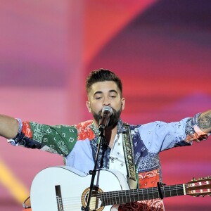 Exclusif - Kendji Girac lors de l'enregistrement de l'émission "La Chanson de l'Année 2019" aux Arènes de Nîmes, le 16 mai 2019. © Guillaume Gaffiot/Bestimage