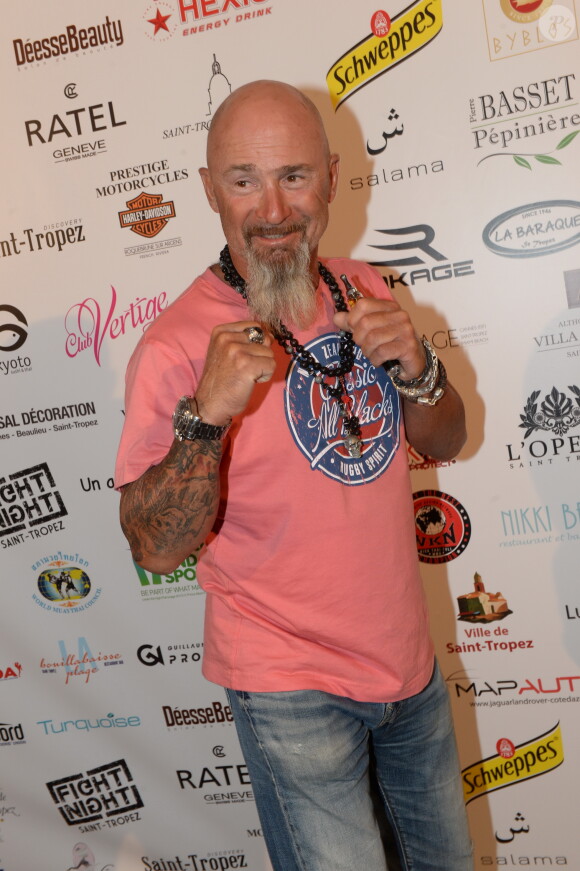 Vincent Lagaf' - Soirée "La Fight Night" de Saint-Tropez, France, le 4 août 2016.© Rachid Bellak/Bestimage