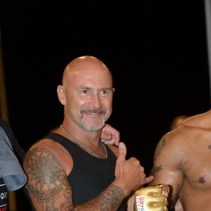 Vincent Lagaf' - Soiree "FIGHT NIGHT" a Saint-Tropez, le 4 aout 2013.