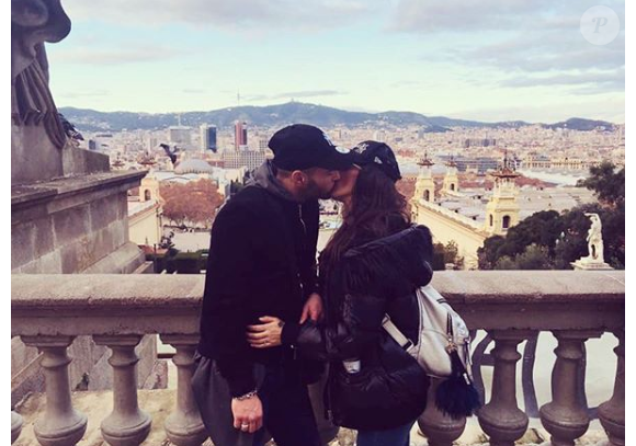 Serena des "Ch'tis" et Giuseppe en amoureux à Barcelone, le 16 décembre 2018