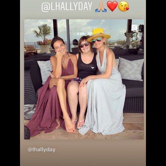 Pauline, une immense fan de Johnny, a été invitée à la villa Jade (Saint-Barthélemy) par Laeticia Hallyday, le 16 juillet 2019.