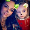 Pauline Ducruet et sa demi-soeur Linoué, fille de Daniel Ducruet et de sa compagne Kelly, photo Instagram lors de Noël 2017