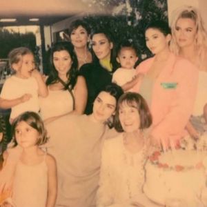La famille Kardashian réunie pour l'anniversaire de Mary-Jo, la maman de Kris Jenner. Juillet 2019.