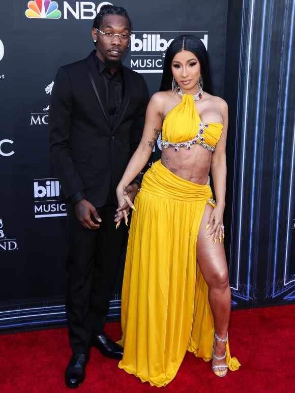 Offset et sa compagne Cardi B - People à la soirée des "Billboard Music Awards 2019" au MGM Grand Garden Arena à Las Vegas. Le 1er mai 2019