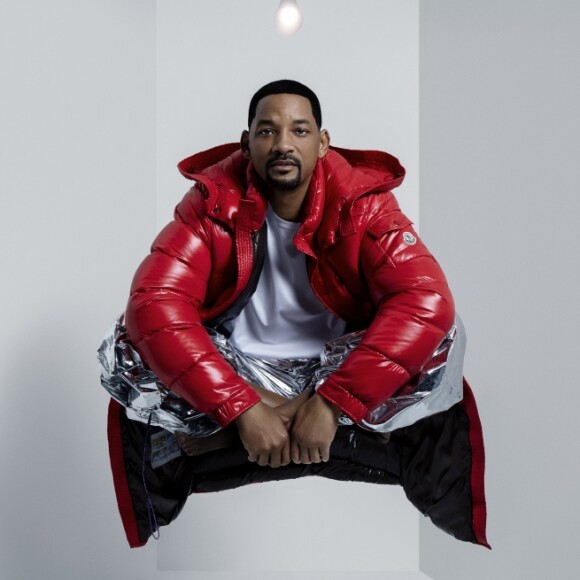 Will Smith est le visage de la campagne publicitaire "Genius is Born Crazy" de Moncler. Juillet 2019.