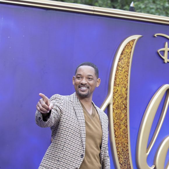 Will Smith lors de l'avant-première du film "Aladdin" au cinéma Odeon Luxe à Londres, Royaume Uni, le 9 mai 2019.