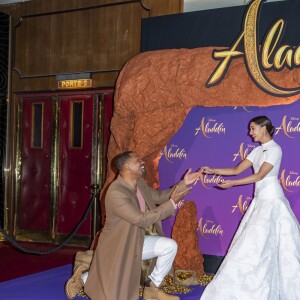 Naomi Scott et Will Smith à l'avant-première Parisienne du film "Aladdin" au Grand Rex à Paris le 8 mai 2019. © Olivier Borde/Bestimage