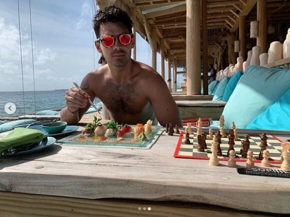 Sophie Turner et Joe Jonas ont profité de leur lune de miel aux Maldives. Juillet 2019.