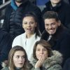 Rayane Bensetti et Denitsa Ikonomova - People au match de football PSG (Paris-Saint-Germain) - Lille (LOSC) au Parc des Princes à Paris, le 2 novembre 2018.