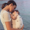 Tiffany de "Mariés au premier regard" et sa fille Romy, le 25 juillet 2019